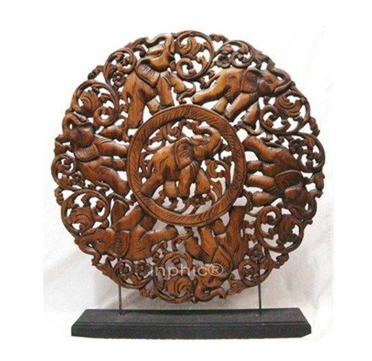 INPHIC-東南亞 家居飾品 泰國風格 擺飾 木雕 工藝品 七象