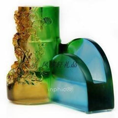INPHIC-歲寒三友筆筒（琉） 高檔辦公擺飾 創意 工藝品