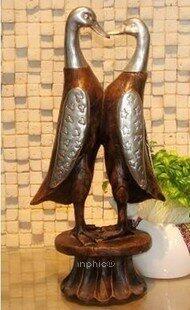 INPHIC-東南亞歐式家居裝飾品擺飾工藝品擺設 情侶天鵝創意
