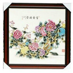 INPHIC-ZF-I207 景德鎮 雅致陶瓷 富貴滿堂 瓷板畫 壁畫 壁飾 有框