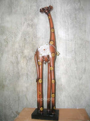 INPHIC-歐式客廳裝飾擺飾東南亞風格飾品泰國家居貼陶瓷長頸鹿(大)