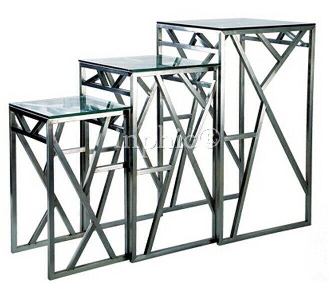 INPHIC-幻象雞尾酒桌正方形自助餐吧臺點心展示架餐廳酒店用品