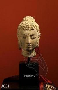 INPHIC-中式 復古 家居飾品 樹脂 風水 擺飾 古典 工藝品 佛頭祈