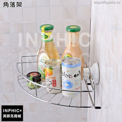 INPHIC-浴室吸盤置物架廁所防水瀝水架子漱口用具洗澡用具收納架壁掛-三角架