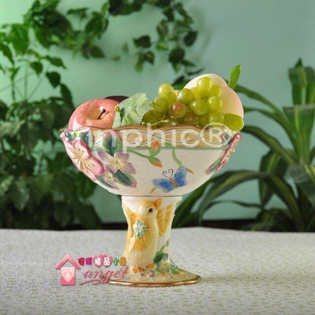 INPHIC-田園旋律 陶瓷高腳糖果盤水果盤乾果盤