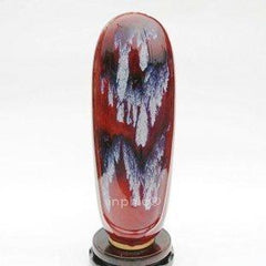 INPHIC-ZF-H004 景德鎮陶瓷器 鈞瓷望月石 工藝品 收藏 扁型 裝飾擺飾