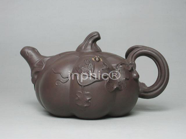 INPHIC-紫玉金砂紫砂國家級紫泥南瓜壺 300cc