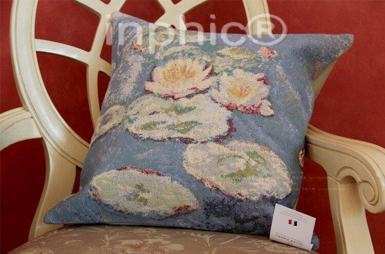 INPHIC-錦繡  靠墊套 法國進口 睡蓮