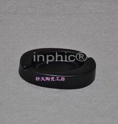 INPHIC-陶瓷餐具煙灰菸灰缸日式韓式亞光黑系列橢圓煙缸