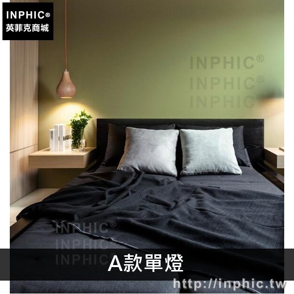 INPHIC-單頭燈具藝術創意實木餐廳木頭吊燈三頭吊燈吧臺簡約復古-A款單燈