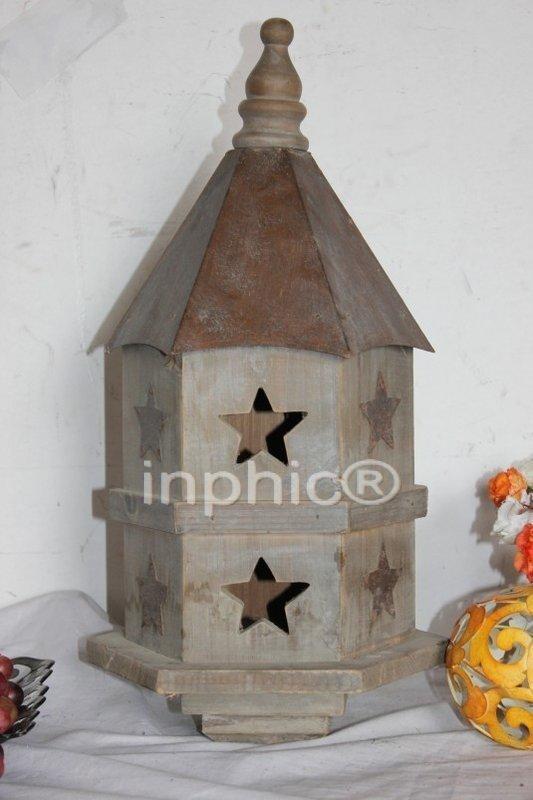 INPHIC-仿舊實木 木屋房子擺設