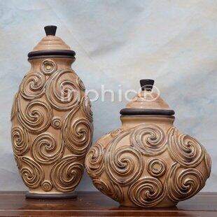 INPHIC-地中海復古陶瓷罐 創意儲物罐 復古軟裝家居裝飾品