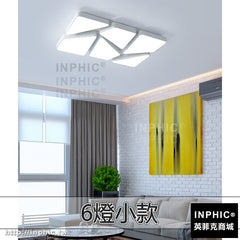 INPHIC-現代LED 北歐臥室燈吸頂燈簡約餐廳燈具長方形客廳燈-6燈小款