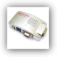 INPHIC-投影多媒體影片轉換器 VGA轉AV多媒體轉換器 PC轉投影機