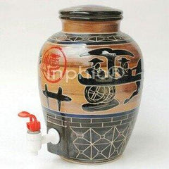 INPHIC-ZF-H004 景德鎮 陶瓷 壇 缸 黑馬車 壇中仙 帶龍頭 罐