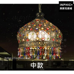 INPHIC-東南亞餐廳復古咖啡廳客廳波西米亞吊燈臥室-中款