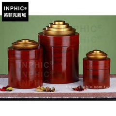 INPHIC-泰國儲物罐子木質裝飾套裝桌面工藝品裝飾品收納盒擺飾