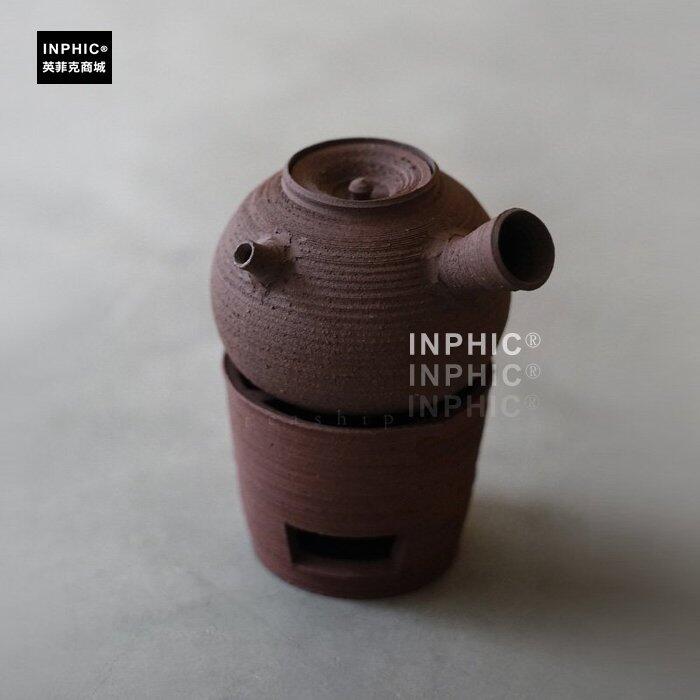 INPHIC- 陶藝家 陶爐套組 陶製 潮汕紅泥 側把 茶爐