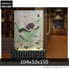 INPHIC-中式辦公室景觀牆荷花流水噴泉落地大擺飾屏風玄關裝飾品風水輪-10432150