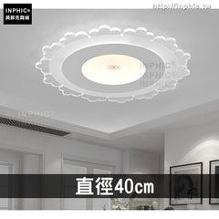 INPHIC-書房 臥室燈超薄餐廳客廳燈圓形led房間燈燈具吸頂燈-直徑40cm