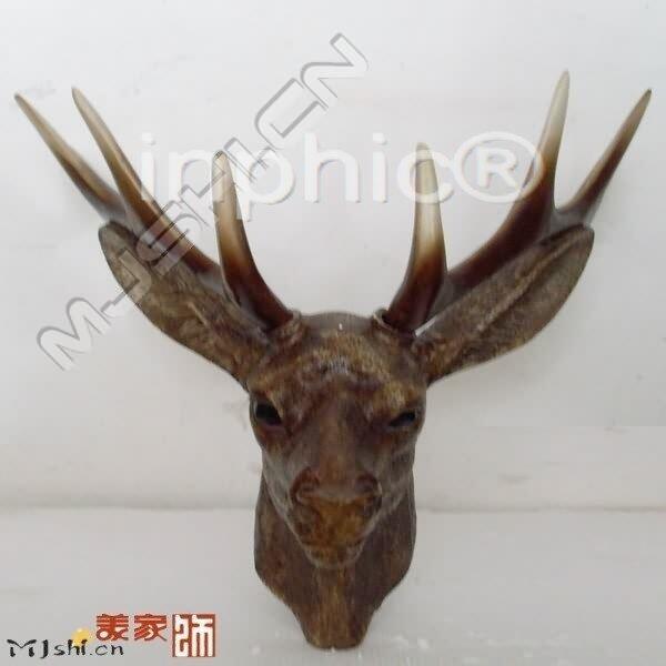 INPHIC-歐式田園裝飾擺飾東南亞風情傢俱飾品動物裝飾羊頭壁掛