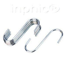 INPHIC-S型小款掛鉤不鏽鋼單鉤廚房掛鉤隨處可掛6入