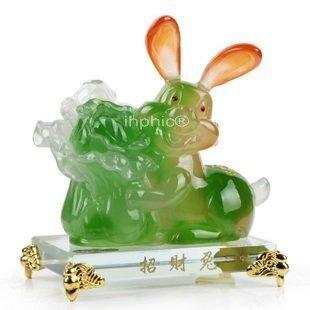 INPHIC-十二生肖招財兔樹脂擺件家居裝飾工藝擺設5-4