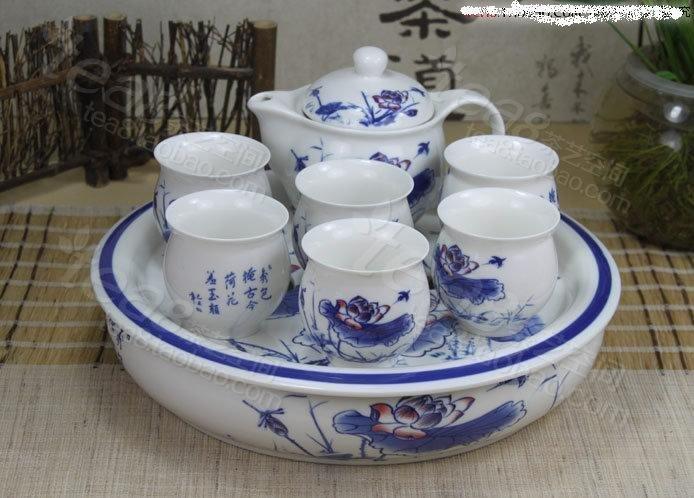 INPHIC-青花大盤套組-荷花