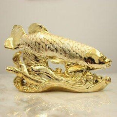 INPHIC-開運 招財金龍魚擺飾陶瓷工藝品擺設開業家居裝飾品時尚現代創意家飾