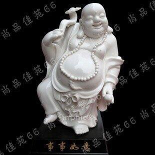 INPHIC-事事如意 陶瓷器彌勒佛像擺飾 大肚彌勒 現代裝飾工藝品擺飾