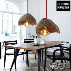 INPHIC-吧臺餐廳水泥工業風LOFT皮箱北歐咖啡廳混泥土單頭吊燈-愛迪生