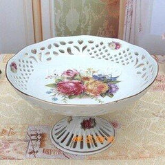 INPHIC-大號陶瓷糕點盤食物零食水果盤藍子餐廳飯館酒店用品時尚創意