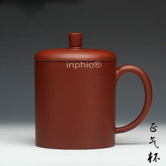 INPHIC-宜興紫砂杯 全手工茶杯 蓋杯 紫砂茶杯 清水泥正氣杯約450cc