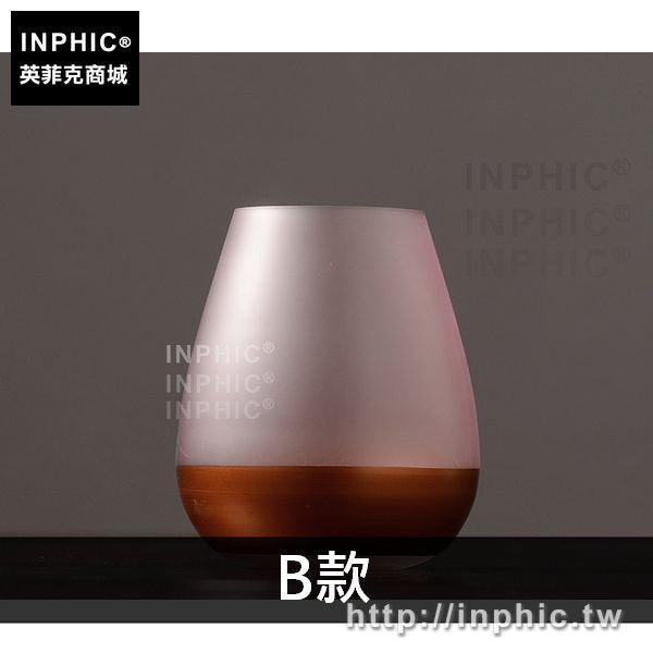INPHIC-擺件茶幾花器插花客廳酒店花瓶擺設北歐美式咖啡廳玻璃-B款