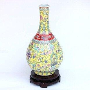 INPHIC-ZF-B053 景德鎮 陶瓷 青花手繪花鳥花瓶 工藝擺飾 裝飾 明清復古