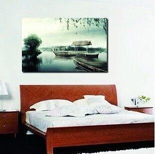 INPHIC-客廳無框畫 裝飾畫 相框牆 相片牆 油畫 掛飾 臥室 壁畫 餐廳單幅玄關畫風景畫船