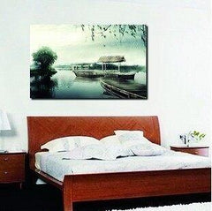 INPHIC-客廳無框畫 裝飾畫 相框牆 相片牆 油畫 掛飾 臥室 壁畫 餐廳單幅玄關畫風景畫船