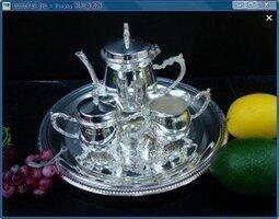 INPHIC-鋅合金咖啡具茶具鍍銀歐式全金屬適於居家會所咖啡廳酒吧及居家用