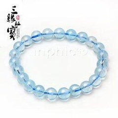 INPHIC-精美托帕石手鏈7mm幸運之石 天然水晶  飾品