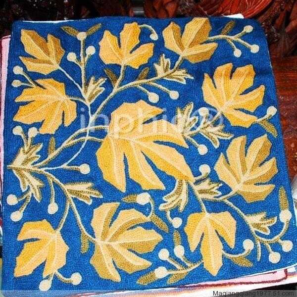 INPHIC-印巴風情手工刺繡進口靠墊坐墊套家居飯店餐廳裝飾