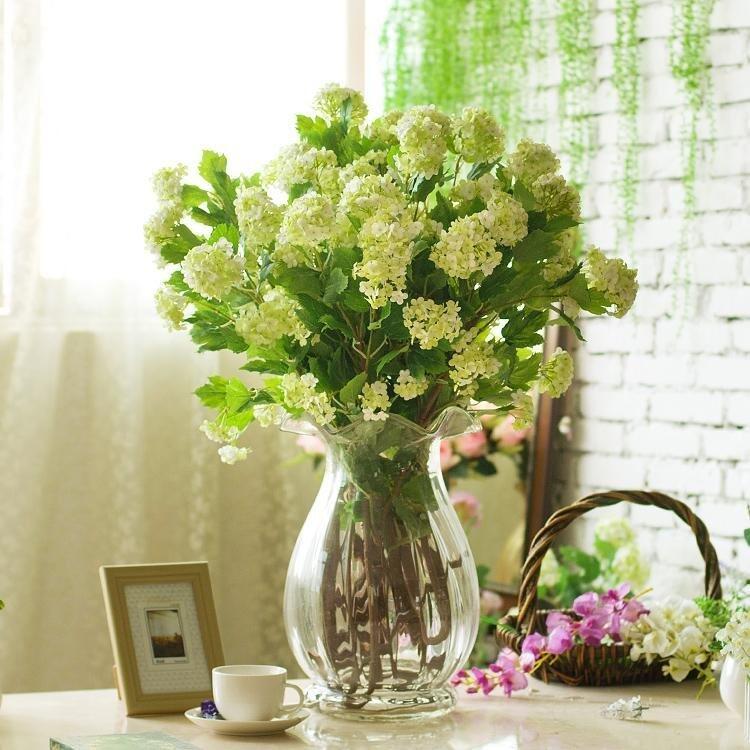 INPHIC-長枝八頭繡球大型阿弗洛狄忒水瓶仿真花套裝 2色可選