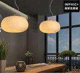 INPHIC-客廳餐廳燈日式吊燈現代led北歐簡約玻璃圓形