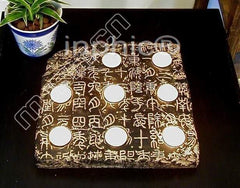 INPHIC-中式新古典 仿古燭臺 創意 蠟臺 石頭 道具 裝飾擺飾 明月