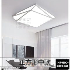INPHIC-簡約吸頂燈書房燈LED現代燈具客廳燈臥室燈-正方形中款
