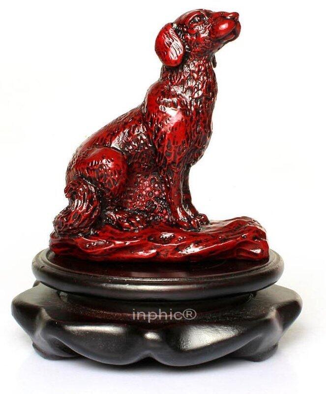INPHIC-開光鎮星護犬貴犬護運戌狗貴佛擺件屬狗屬兔人馬年開運吉祥物(帶底座)