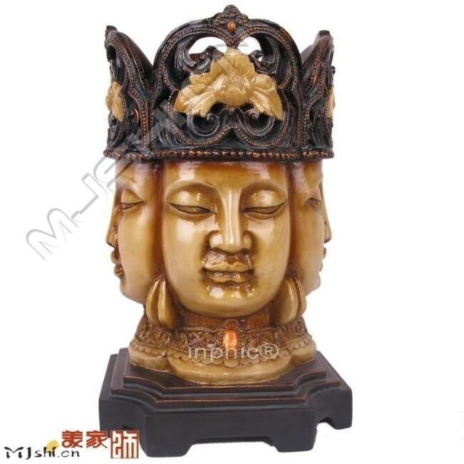 INPHIC-歐式客廳裝飾擺飾傢俱飾品樹脂工藝品四面頭像