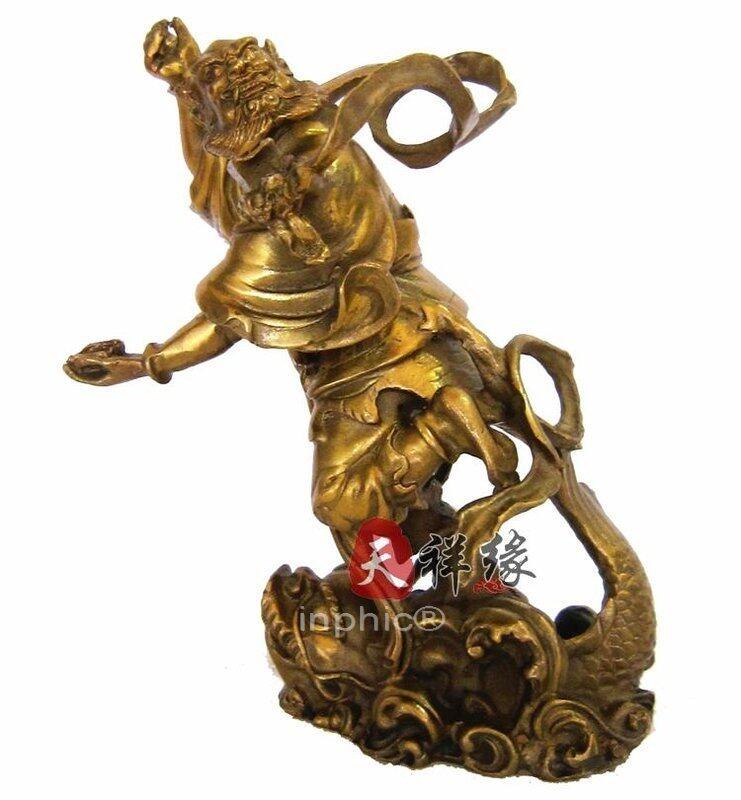 INPHIC-開光銅魁星 純銅馗星擺件 魁星銅像 魁星銅雕塑 主宰文運教師禮品