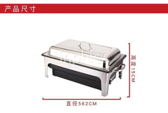 INPHIC-不鏽鋼自助餐爐餐具方形保溫揭蓋電加熱