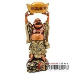 INPHIC-佛 擺飾彌勒佛像 笑佛佛雕塑 樹脂工藝品黃金萬兩佛 熱賣款