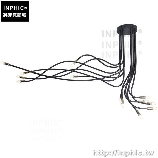 INPHIC-工業風吸頂燈鐵藝燈餐廳燈具藝術造型現代-細管